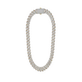 14MM Iced Out Cuban Link Chain for Men
