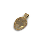 Iron Man Diamond Pendant 14K Solid Gold - 3.12 CTW