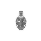 Iron Man Diamond Pendant 14K Solid Gold - 3.12 CTW