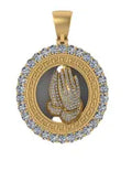 Praying Hands Diamond Pendant - 5.46 CTW