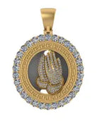 Praying Hands Diamond Pendant - 5.46 CTW