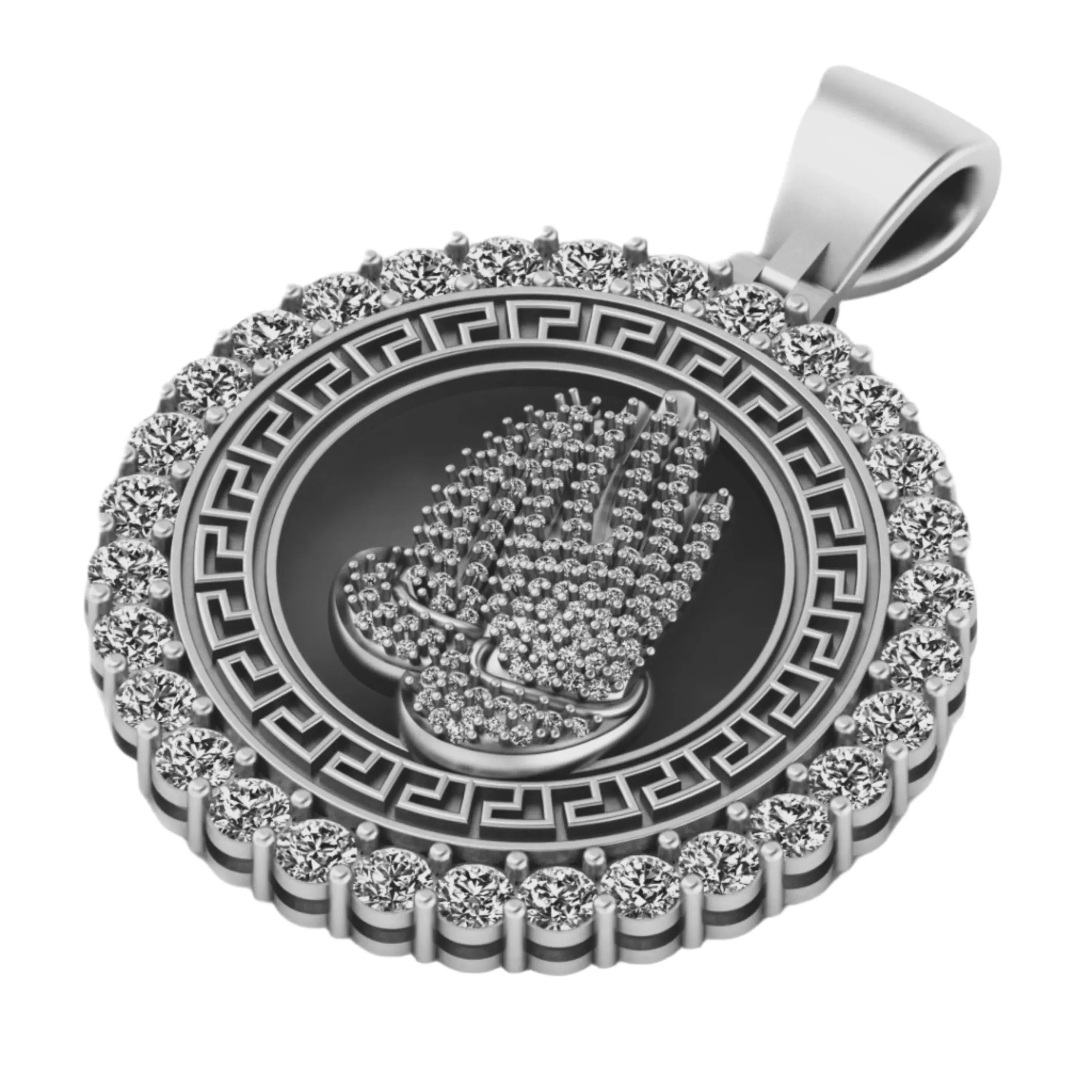 Praying Hands Diamond Pendant - 5.46 CTW