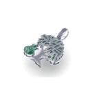 Money Tree Diamond Pendant 10K Solid Gold - 1.86 CTW