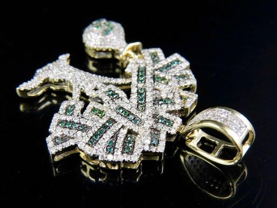 Money Tree Diamond Pendant 10K Solid Gold - 1.86 CTW