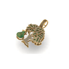 Money Tree Diamond Pendant 10K Solid Gold - 1.86 CTW