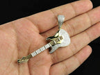 Electric Guitar Diamond Pendant 10k Solid Gold - 1.60 CTW
