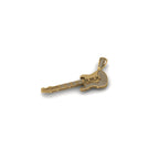 Electric Guitar Diamond Pendant 10k Solid Gold - 1.60 CTW