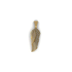 Angel Wing Diamond Pendant 14k Solid Gold - 0.732 CTW