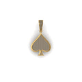 10K Gold ACE Hip Hop Diamond Pendant Lab-Grown - 1.76 CTW