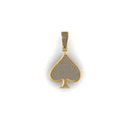 10K Gold ACE Hip Hop Diamond Pendant Lab-Grown - 1.76 CTW
