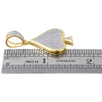 10K Gold ACE Hip Hop Diamond Pendant Lab-Grown - 1.76 CTW