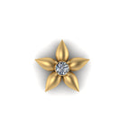 Flower Diamond Pendant 14K Solid Gold - 0.25 CTW