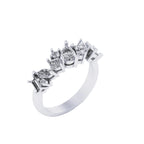 14K Gold VVS Fancy Diamonds Engagement Ring for Women, Gift for her