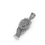 Lion Diamond Pendant 14k Solid Gold - 1.47 CTW