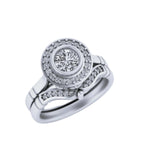 14K Solid Gold Bezel Ring