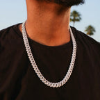 10MM Iced Out Diamond Cuban Chain for Men