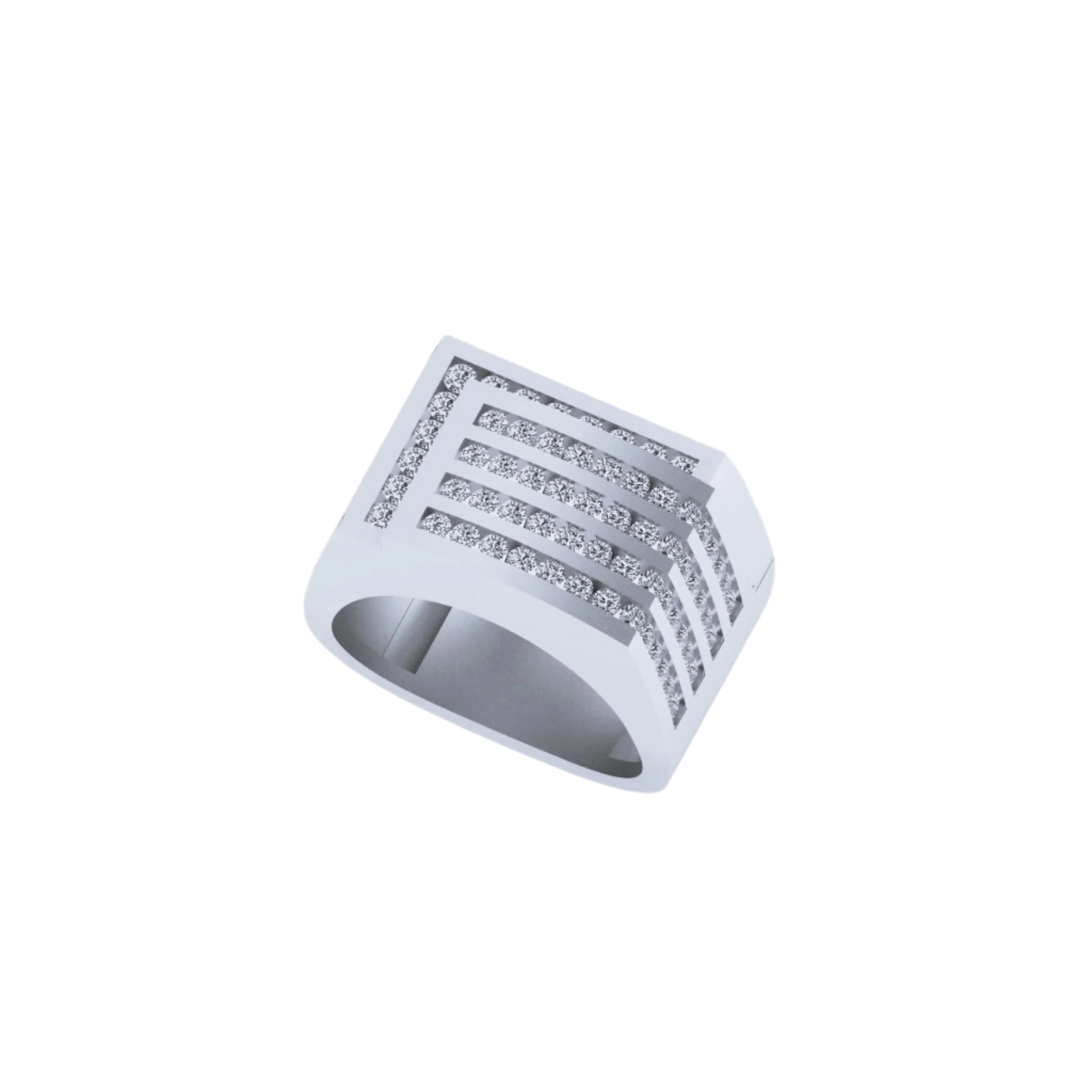 Classy 14k Solid Gold  Diamond Ring - 1.76 CTW