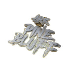Custom Gold Moissanite Diamond Pendant Personalized Hip Hop Bling - 14.55 CTW