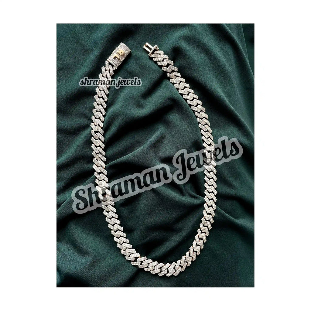 12MM Iced Out Diamond Cuban Chain for Men – Daily Drip Vibe