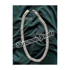 12MM Iced Out Diamond Cuban Chain for Men – Daily Drip Vibe