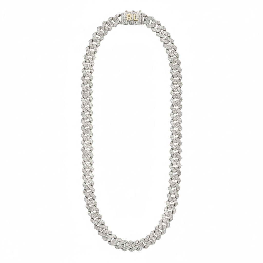 12MM Iced Out Diamond Cuban Chain for Men – Daily Drip Vibe