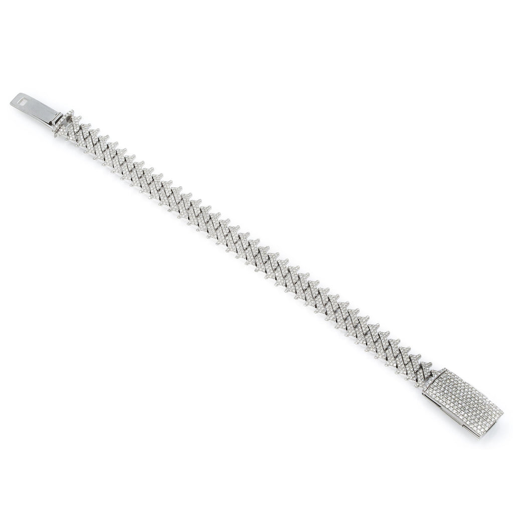 Luxury 15MM VVS Diamond Cuban Link Bracelet for Men