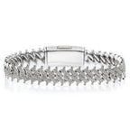 Luxury 15MM VVS Diamond Cuban Link Bracelet for Men