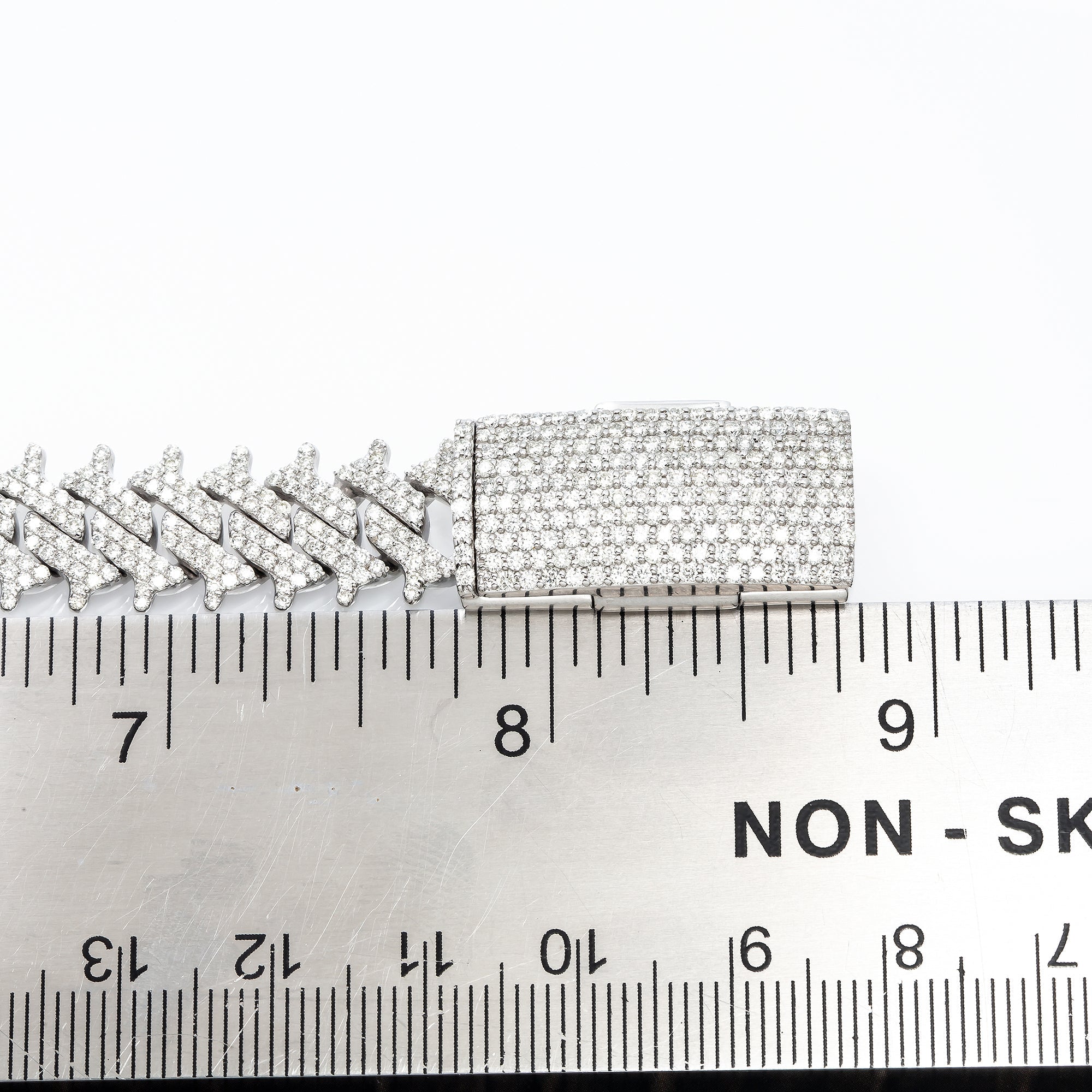 Luxury 15MM VVS Diamond Cuban Link Bracelet for Men