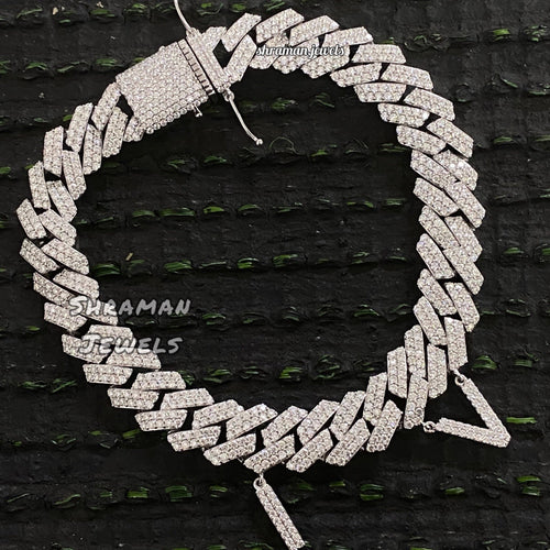 12MM Custom Initial Cuban Link Bracelet