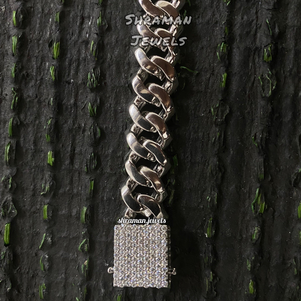 12MM Custom Initial Cuban Link Bracelet