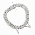 12MM Custom Initial Cuban Link Bracelet