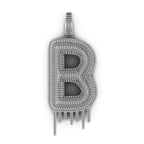 Custom Drippy Initial Letter Diamond Pendant - 3.32 CTW