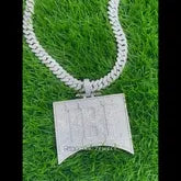 Custom JBL Pendant 14k solid Gold VVS Diamond - 25.94 CTW