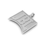 MEN'S HIP HOP JBL LOGO VVS NAME NECKLACE DIAMOND PENDANT FOR PARTY