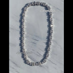 Dazzling 10MM Round & Baguette Diamond Link Necklace