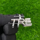 Custom TRE Letter Diamond Pendant - 1.96 CTW