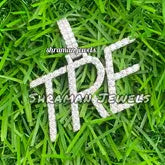 Custom TRE Letter Diamond Pendant - 1.96 CTW