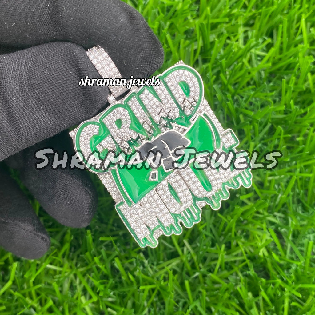 Custom Glow-in-Dark Diamond Pendant Bling Hip Hop Party Charm - 2.29 CTW