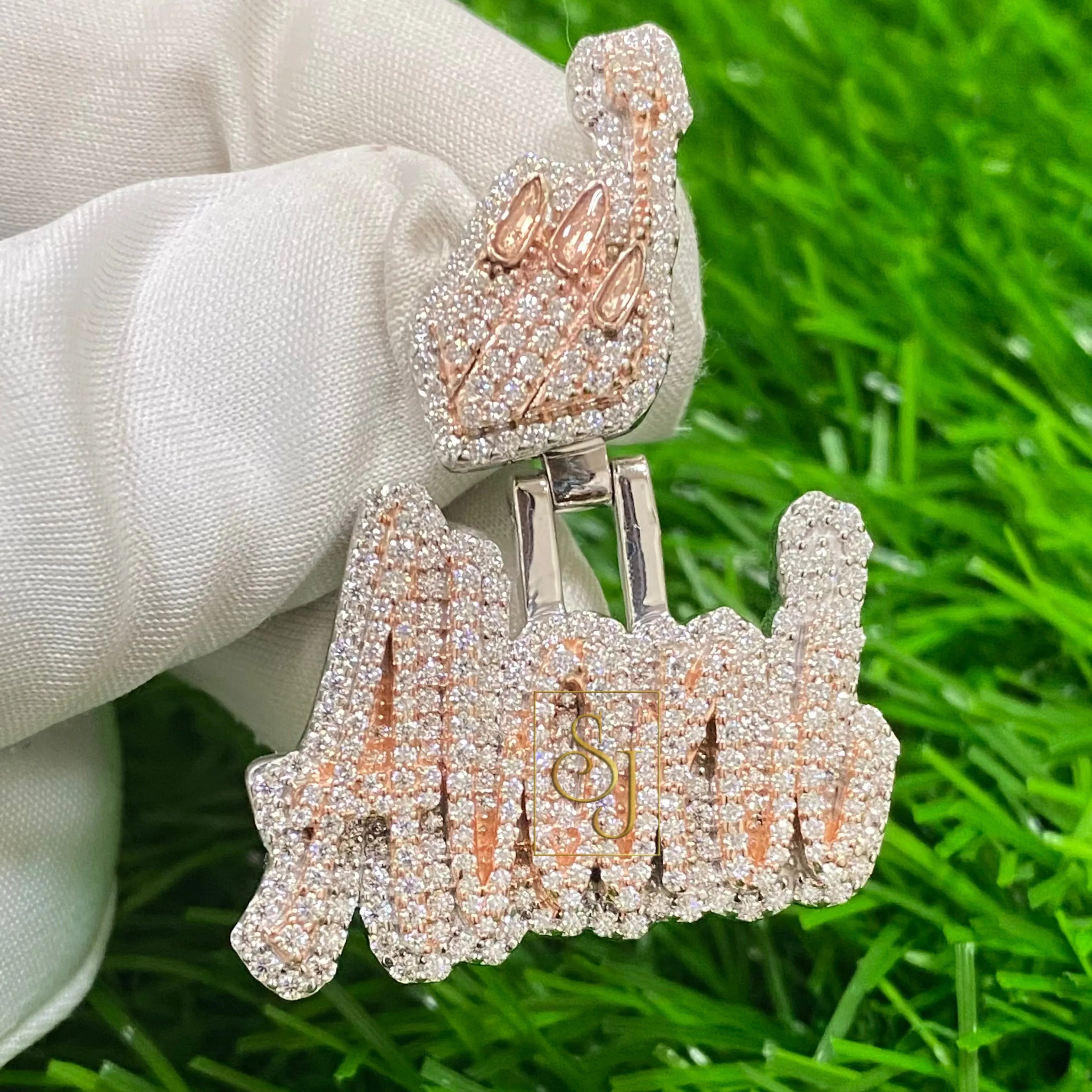 Women's Custom VVS Diamond Letter Pendant - 2.01 CTW