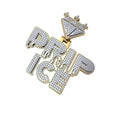 Custom Diamond Pendant Drip Fancy Hip Hop Charm - 3.8 CTW