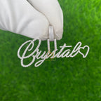 Custom Moissanite Letter Diamond Pendant - 1.61 CTW