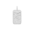 Custom Diamond Dog Tag Pendant Fully Fancy Charm -17.25 CTW