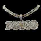 Custom Diamond Party Pendant Hip Hop Prom Charm - 50.11 CTW