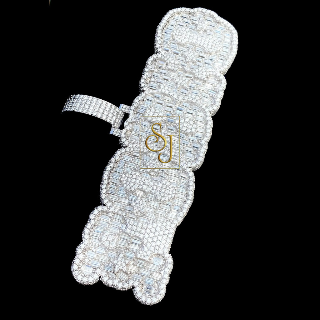Custom Diamond Party Pendant Hip Hop Prom Charm - 50.11 CTW