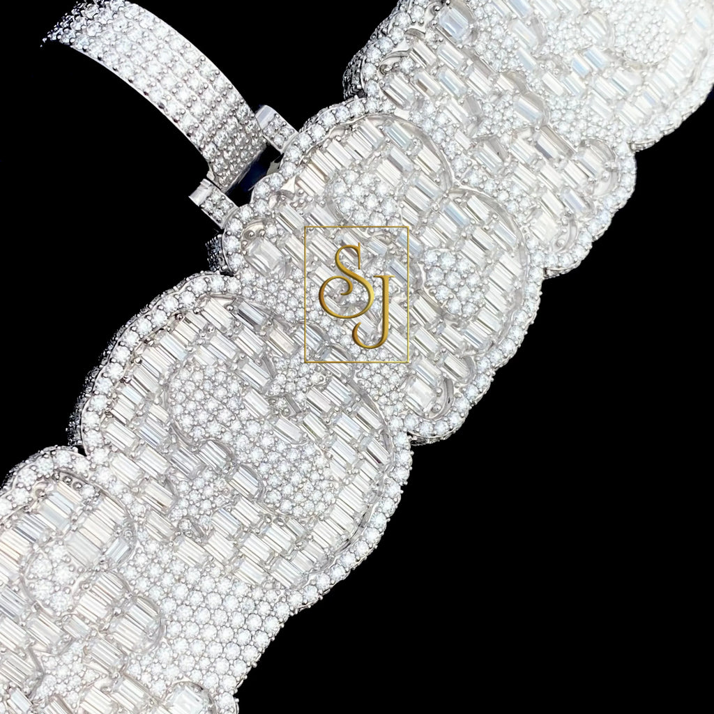Custom Diamond Party Pendant Hip Hop Prom Charm - 50.11 CTW