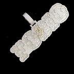 Custom Diamond Party Pendant Hip Hop Prom Charm - 50.11 CTW