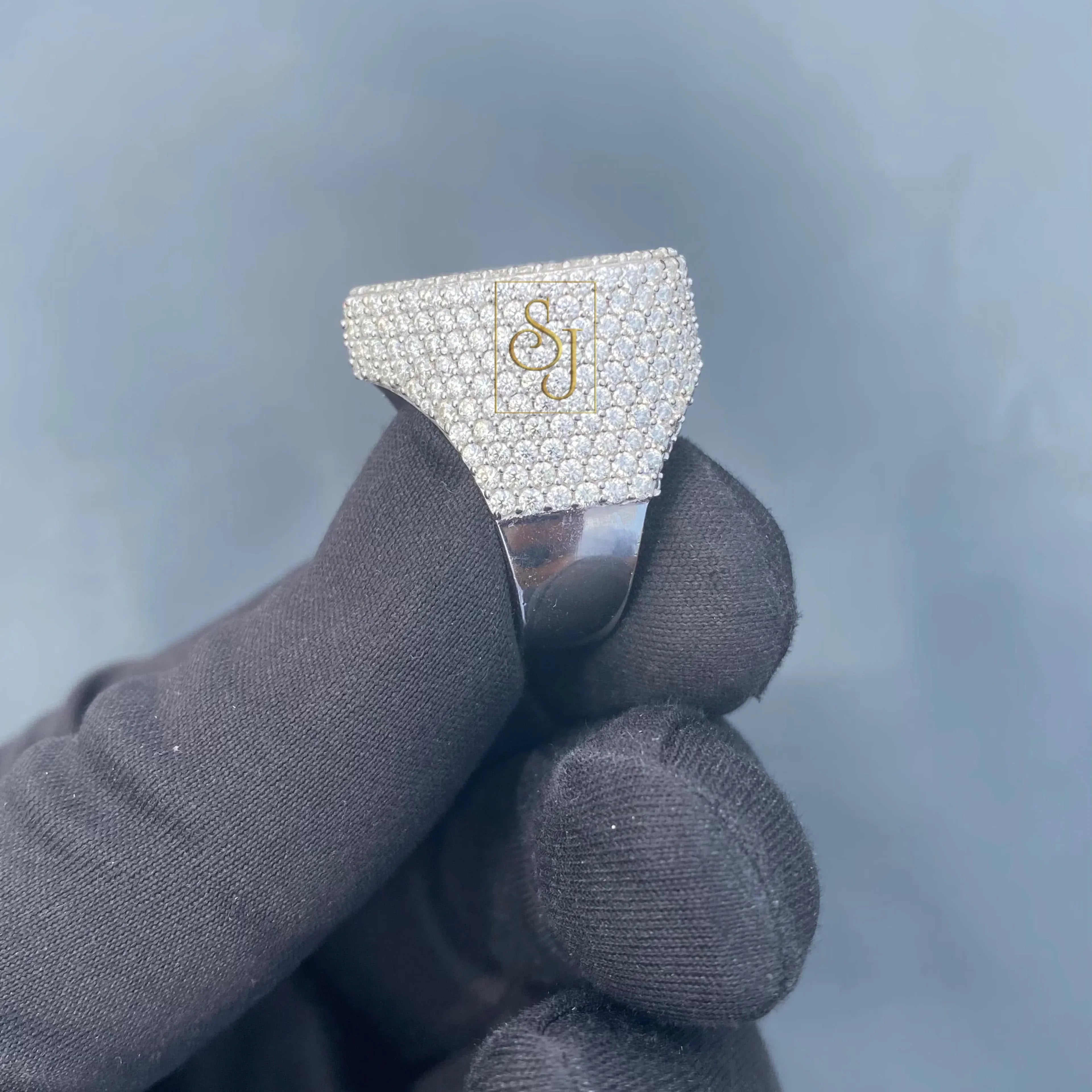 Heart Diamond Ring 14k Solid Gold