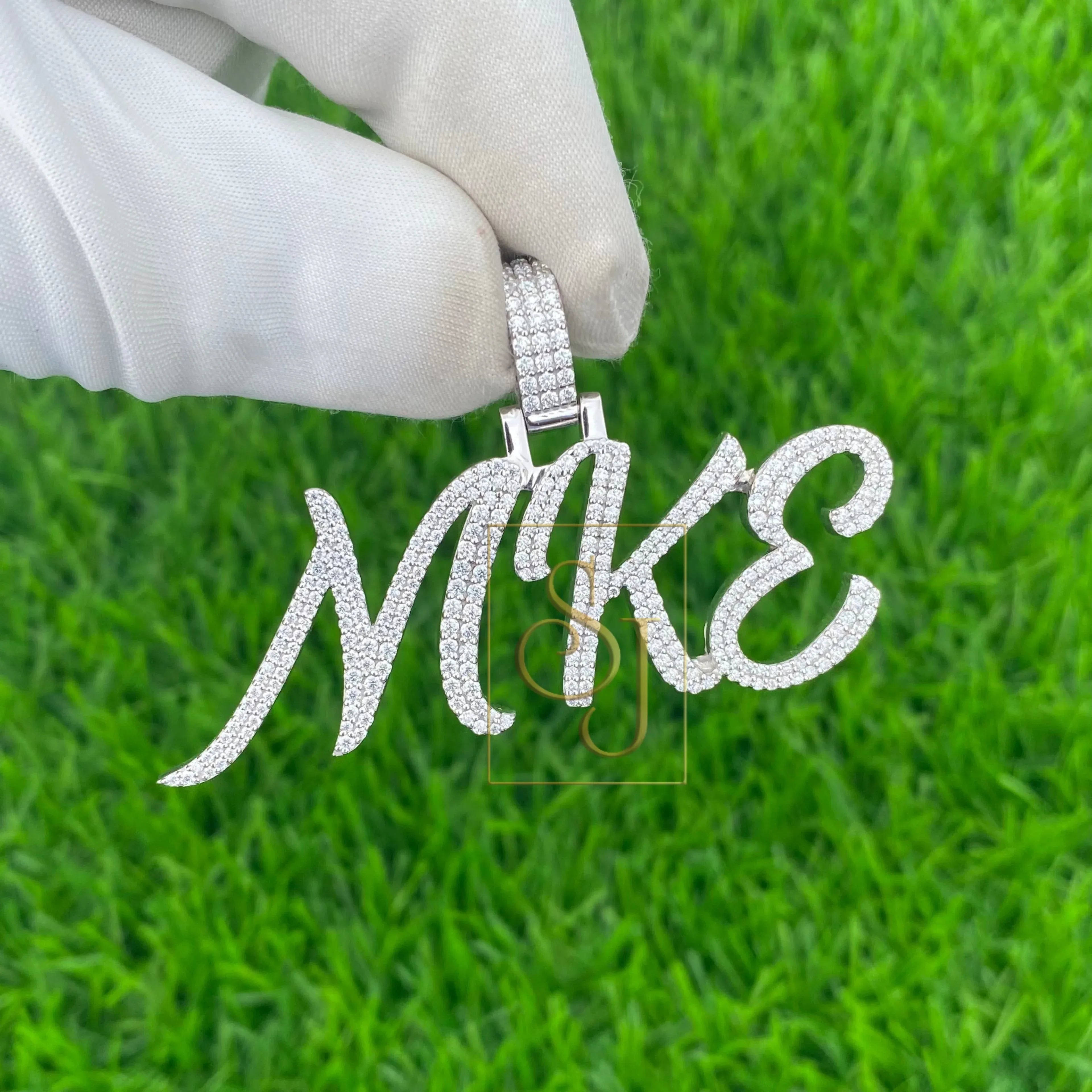 Custom Letter Moissanite Pendant - 2.59 CTW