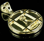 Liberty Round Diamond Pendant 14K Solid Gold - 0.75 CTW