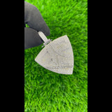 Iced Out VVS Moissanite Custom Logo Pendant